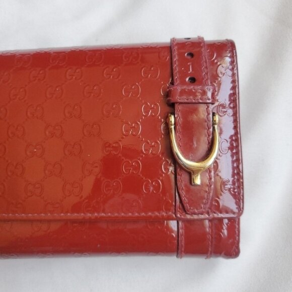 Gucci Monogram Vernis Leather Wallet Cardholders - Picture 5 of 13